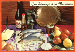 Recette Cuisine HARENGS FRAIS A LA NORMANDE 155 Dentelée Emilie BERNARD Lyna Carte Vierge TBE - Recipes (cooking)