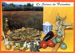 Recette Cuisine  LE SALMIS DE PALOMBES  148 Dentelée Emilie BERNARD Carte Vierge TBE - Recipes (cooking)