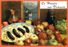 Recette Cuisine LE BOUDIN AUX POMMES 143 Dentelée Emilie BERNARD Lyna Carte Vierge TBE - Küchenrezepte