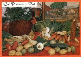 Recette Cuisine LA POULE AU POT FARCIE HENRI IV 139 Dentelée Emilie BERNARD Lyna Carte Vierge TBE - Recipes (cooking)