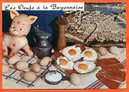 Recette Cuisine LES OEUFS A LA BAYONNAISE 134 Emilie BERNARD  Lyna Carte Vierge TBE - Küchenrezepte