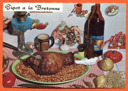 Recette Cuisine  GIGOT A LA BRETONNE 137 Dentelée Emilie BERNARD Lyna Carte Vierge TBE - Küchenrezepte