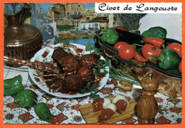 Recette Cuisine CIVET DE LANGOUSTE 136 Dentelée Emilie BERNARD Lyna Carte Vierge TBE - Küchenrezepte