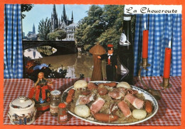 Recette Cuisine LA CHOUCROUTE GARNIE 125 Dentelée Emilie BERNARD Lyna Carte Vierge TBE - Küchenrezepte