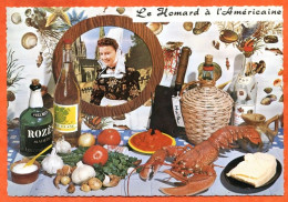 Recette Cuisine HOMARD A L ARMORICAINE 121 Dentelée Emilie BERNARD Lyna Carte Vierge TBE - Ricette Di Cucina