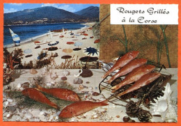 Recette Cuisine ROUGETS GRILLES A LA CORSE 113 Dentelée Emilie BERNARD Lyna Carte Vierge TBE - Recettes (cuisine)
