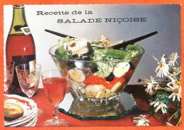 Recette Cuisine LA SALADE NICOISE 11 Dentelée Emilie BERNARD Carte Vierge TBE - Ricette Di Cucina