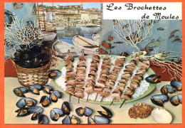 Recette Cuisine LES BROCHETTES DE MOULES 104 Emilie BERNARD Lyna Carte Vierge TBE - Recipes (cooking)