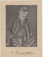 Chess   ;Lasker Spendekarte Gelaufen Gedenkjahr 1968 - Echecs