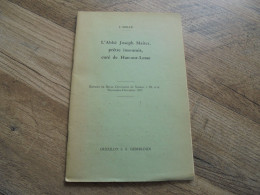 L'ABBE JOSEPH MITER Prêtre Insoumis Curé De Han Sur Lesse Régionalisme Ardenne Histoire Religieuse Religieux - Belgien