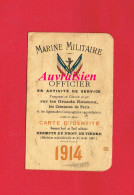 Militaria Carte D'Identité Chemins De Fer Officier Lieutenant De Vaisseau PERRETTE Marine Militaire 1914 - Autres & Non Classés