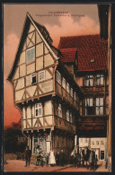 AK Hildesheim, Umgestülpter Zuckerhut & Durchgang  - Hildesheim