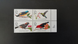 États-Unis – Oiseaux Tropicaux - 1998 – 4 Timbres Neuf MNH - United States – Tropical Birds - 1998 – 4 Stamps MNH - Unused Stamps