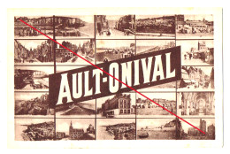 AULT - ONIVAL (80). Carte Postale Souvenir, Multi-vues. - Ault