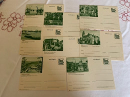 P 89 A 21/157 - A 21/164 - Illustrated Postcards - Mint