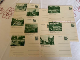 P 89 A 24/181 - A 24/188 - Illustrated Postcards - Mint