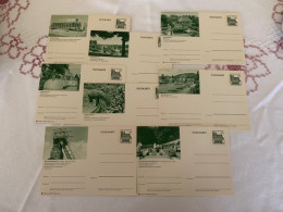 P 89 A 29/221 - A 29/228 - Illustrated Postcards - Mint