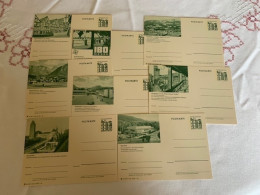 P 86 A4/25 - A4/32 - Illustrated Postcards - Mint