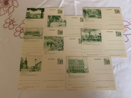 P 86 A2/9 - A2/16 - Illustrated Postcards - Mint