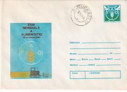 A24839 - World Food Day Cover Stationery Romania 1984 - Alimentazione