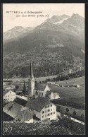 AK Pettnau A. D. Arlbergbahn, Die Kirche Und Der Riffler  - Autres & Non Classés