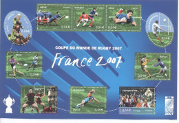 BF110  6eme Coupe Du Monde De Rugby 2007 - Mint/Hinged