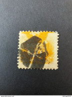 UNITED STATES ÉTATS-UNIS USA 1869 EAGLE ERROR CENTER MOVED + VARIETY OF COLOR, ORANGE YELLOW AND NOT YELLOW WHICH GRILL - Used Stamps