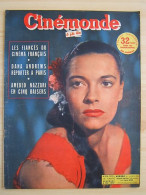 Cinémonde N°914 Du 8 Février 1952 Kerima-Mario Lanza-Dana Andrews-Esther Williams-Chaplin-Amedeo Nazzari-Dora Doll - Cinéma/Télévision