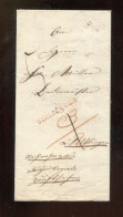 "BADEN" 1844, Dopp.verw. Vorphila-Nachnahme-Brief Mit L1 "SCHLIENGEN" Und L1 "KANDERN" Auf Anderer Seite (L2146) - Préphilatélie