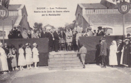 DIJON - Les Tribunes - Remise De La Croix De Guerre Offerte Par La Municipalité - Dijon