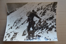 Original Photo Press 18x24cm 1953 Lowe Climbing Everest Himalaya Mountaineering Escalade Alpinisme - Sports