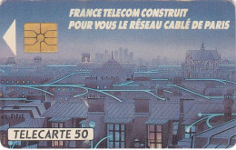 F109 RESEAU CABLE DE PARIS - 1990