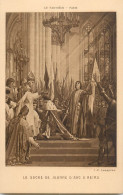 Postcard France Paris Pantheon Le Sacre De Jeanne D'Arc A Reims - Panthéon