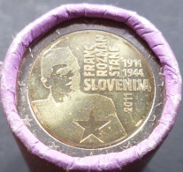 Slovenia - 2 Euro 2011 - 100º Nascita Di Franc Rozman - Stane - KM# 100 - Rotolino 25 Monete - Slovénie