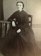 Photo CDV Degonclois (Creuse) - Femme Assise, Second Empire Ca 1865  L681 - Anciennes (Av. 1900)