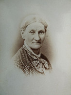 Photo CDV Emile Picam, Genêve - Vieille Femme, Portrait Nuage, Ca 1880  L681 - Old (before 1900)