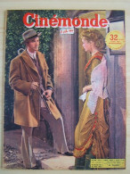 Cinémonde N°916 Du 22 Février 1952 Simone Simon-Daniel Gélin-Jumlien Verdier-Geneviève Page-Lili Saint-Cyr-Mario Lanza - Cinema/Televisione