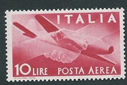 Italia, Italy, Italie, Italien 1946; Aeroplano, Airplane. Nuovo. Filigrana Ruota. - Vliegtuigen