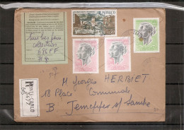 Monaco  ( Lettre Recommandée De 1975 De MonteCarlo  Vers La Belgique à Voir) - Lettres & Documents