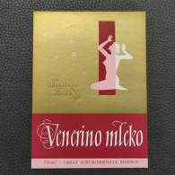 VENERINO MLEKO / ŠTAJESRKI BISER - Vinag Maribor / Slovenia (Ex Yugoslavia), Label 1950/60's, Original (abl1) - Andere & Zonder Classificatie