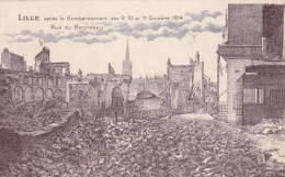 LILLE - Après Le Bombardement  - Rue Du Bourdeau - Lille