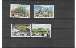 JAMAICA Nº 628 AL 631 - Trains