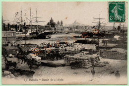 25. MARSEILLE - BASSIN DE LA JOLIETTE (13) (ATTELAGES, BATEAUX) - Joliette, Zona Portuaria