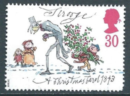 GROSSBRITANNIEN GRANDE BRETAGNE GB 1993 CHRISTMAS: SCROOGE  30P USED SG 1792 SN 1530 MI 1485 YT 1706 - Used Stamps