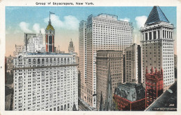 CPA Group Of Skyscrapers, New York     L2961 - Autres & Non Classés