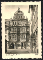 AK Heidelberg, Das Hotel Zum Ritter Mit Verzierter Fassade  - Heidelberg