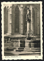 AK Heidelberg / Neckar, Der Herkulesbrunnen Bei Der Kirche  - Heidelberg