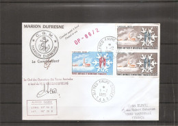 TAAF ( Lettre De 1985 De AlfredFaure-Crozet Vers La France à Voir) - Lettres & Documents