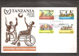Tanzanie - Handicapés ( FDC De 1981 à Voir) - Tansania (1964-...)