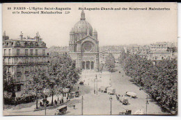 75 / PARIS - L' Eglise Saint-Augustin Et Le Boulevard Malesherbes - Arrondissement: 08